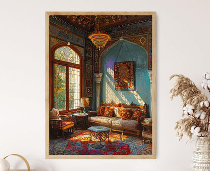 Affiche Palais de Topkapi – Poster Intérieur Ottoman Turc