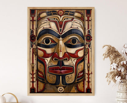 Affiche Art Haida – Œuvre autochtone, design du Pacifique Nord-Ouest