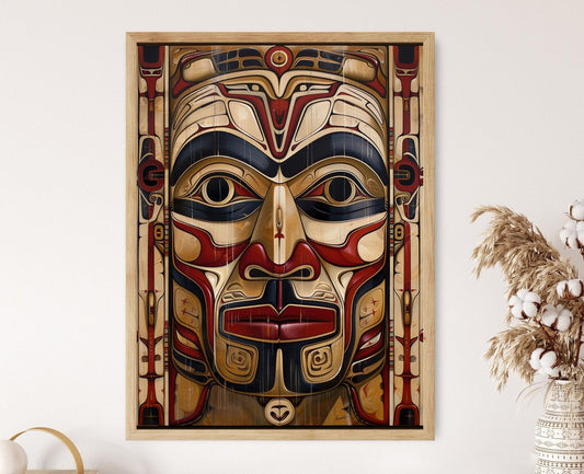 Affiche Art Haida – Œuvre autochtone, design du Pacifique Nord-Ouest