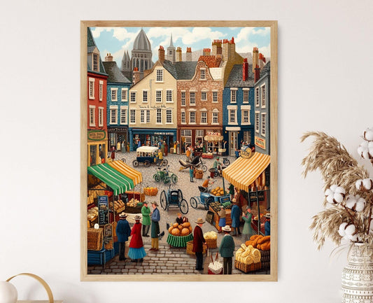 Affiche Dublin – Poster Pain Soda et Fromages Artisanaux d'Irlande