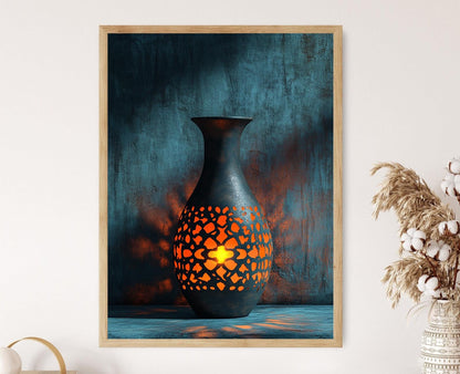 Affiche Art en Cuir Rajasthan – Poster Décor Camel Chaleureux