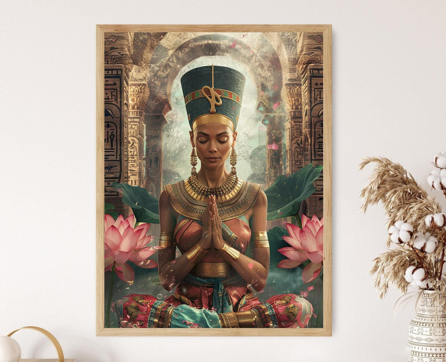 Affiche Nefertiti – Œuvre captivante de l'Égypte ancienne