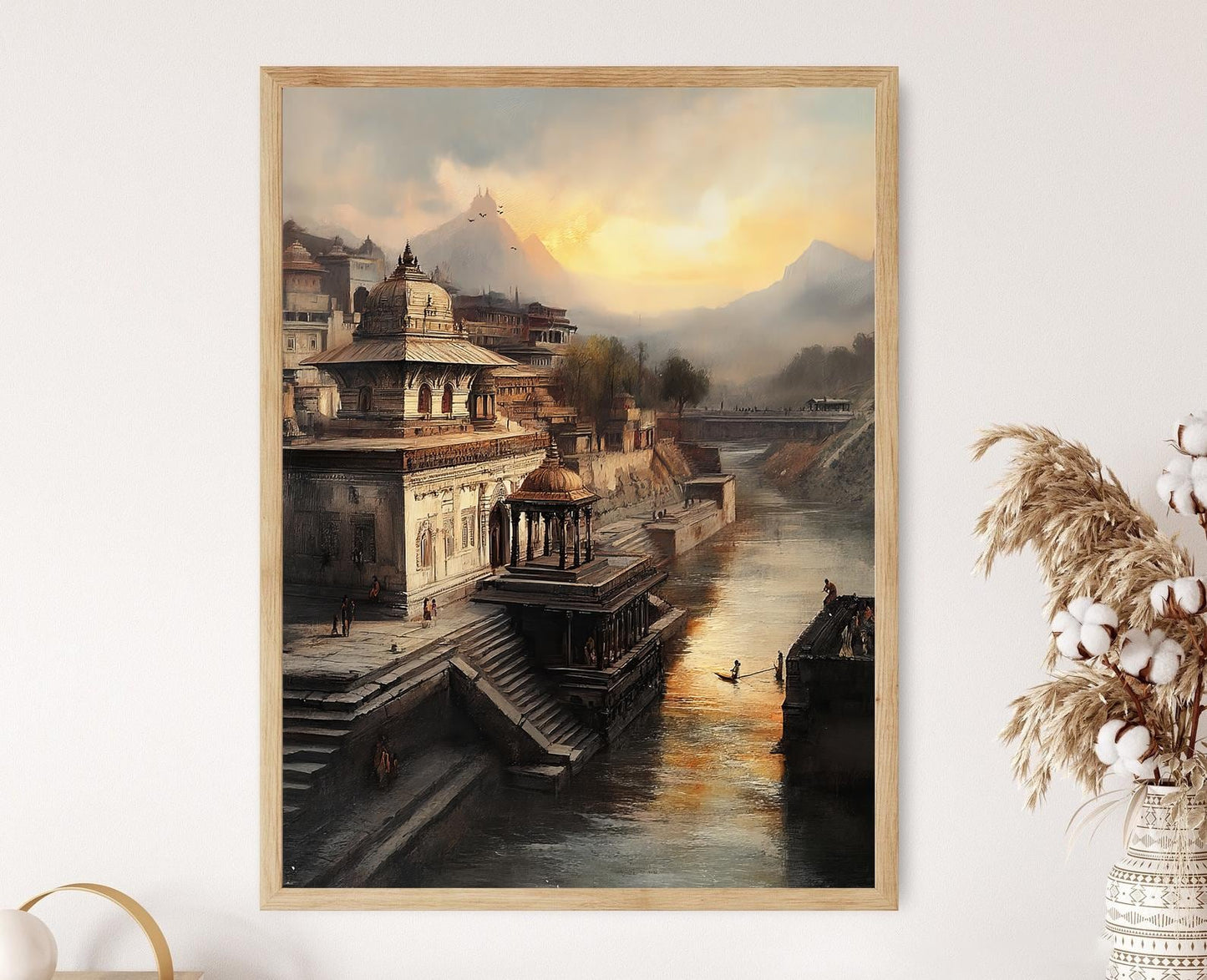 Affiche Pashupatinath – Poster Art Sacré du Népal