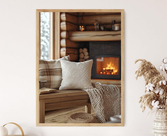 Affiche Broderie Hardanger – Poster Art Textile Traditionnel Norvégien