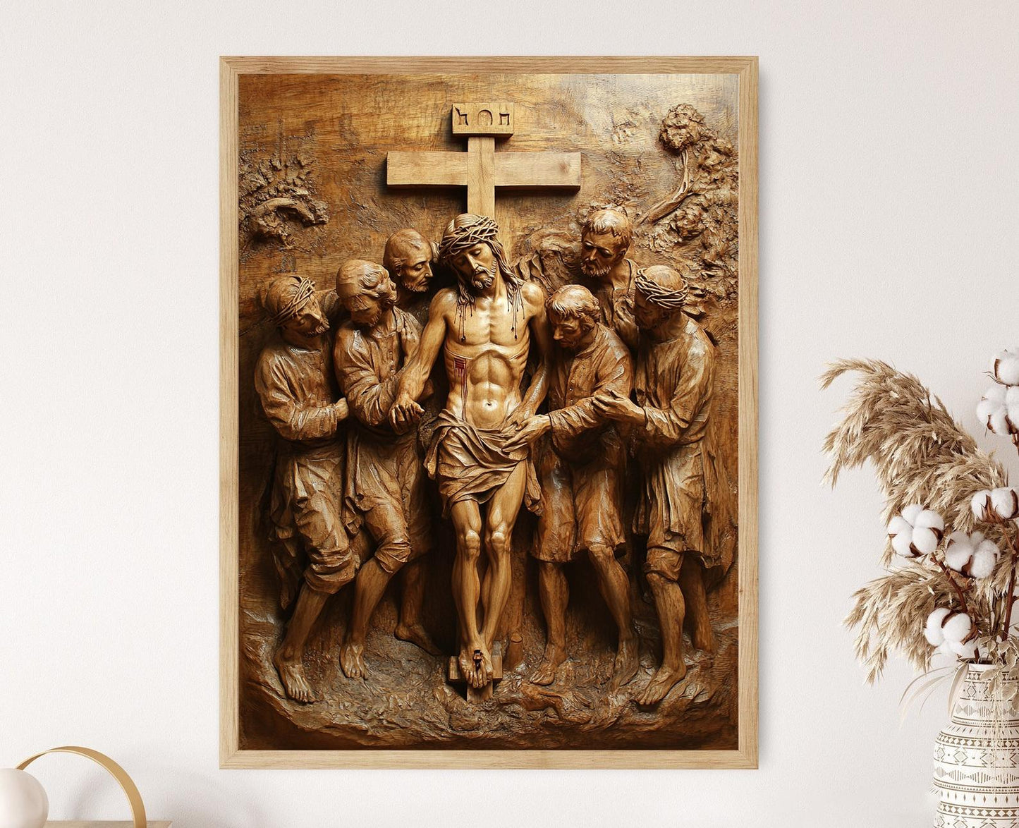 Affiche Stations de la Croix – Art chrétien moderne en abstraction