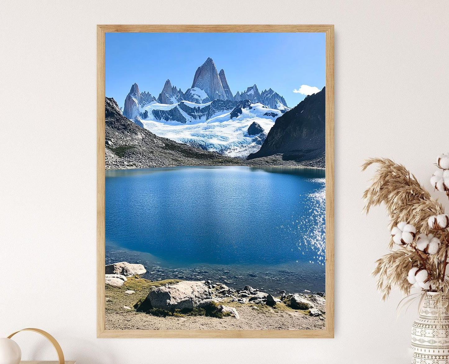 Affiche Laguna de los Tres – Impression de Lac Glaciaire en Argentine