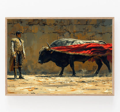 Affiche Torero – Poster Art espagnole sur la tauromachie traditionnelle