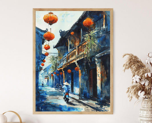 Affiche Hoi An – Poster Charme Ancien inspiré de l'architecture historique