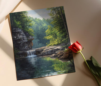 Affiche Canyon de Little River – Poster Paysage Naturel de l'Alabama