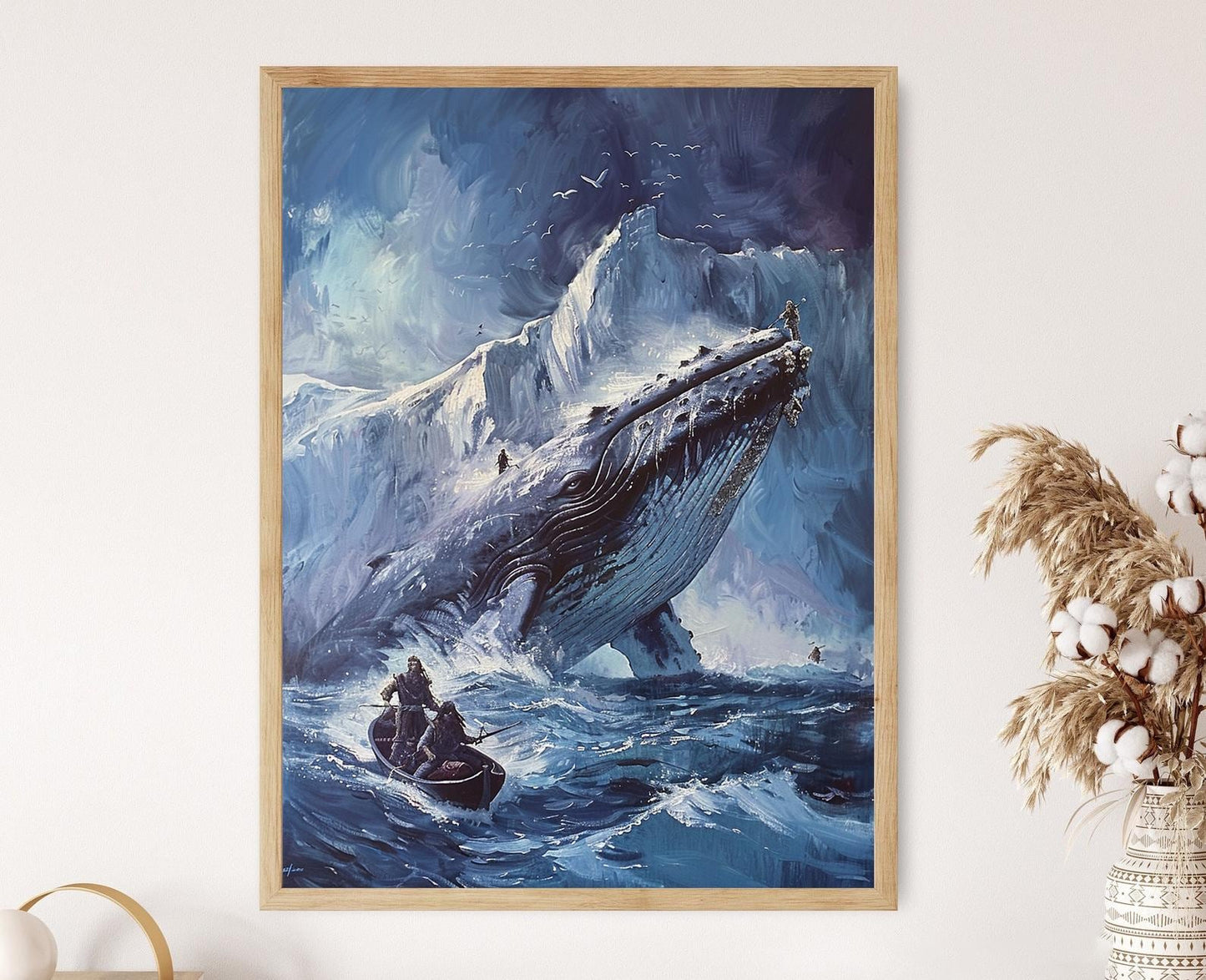 Affiche Chasse à la Baleine Inuit – Poster Pratiques de Chasse Traditionnelles