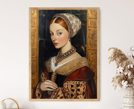 Affiche Catherine Parr – Poster Portrait de la Reine Tudor, Art Anglais