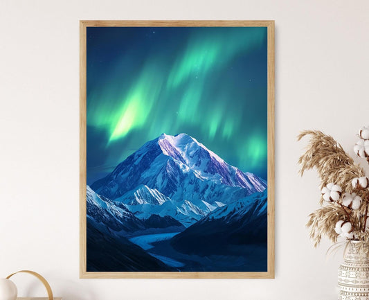 Affiche Denali – Impression Art des Aurores Boréales en Alaska