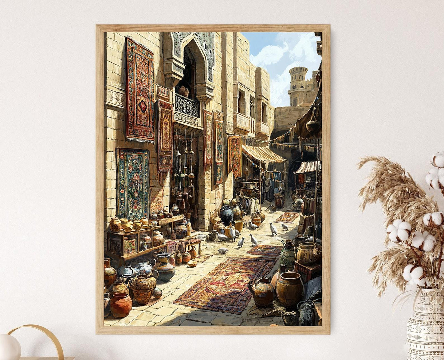 Affiche Patrimoine Syrien – Poster Modèles de Pottery & Pigeonnier de Raqqa