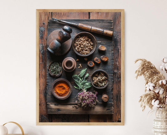Affiche Ayurveda – Impression Art pour Bien-Être et Équilibre Dosha