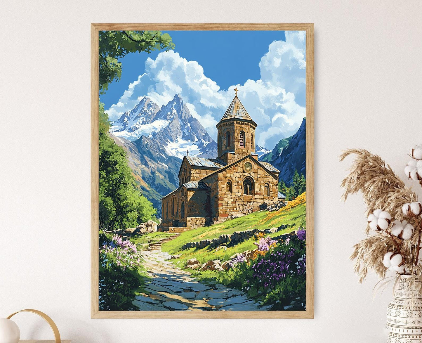 Affiche Église Arménienne – Poster Art Architectural Historique