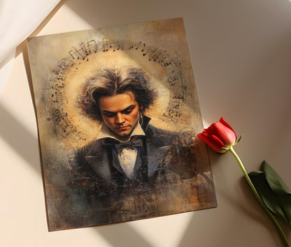 Affiche Beethoven – Portrait du compositeur intemporel et son héritage musical