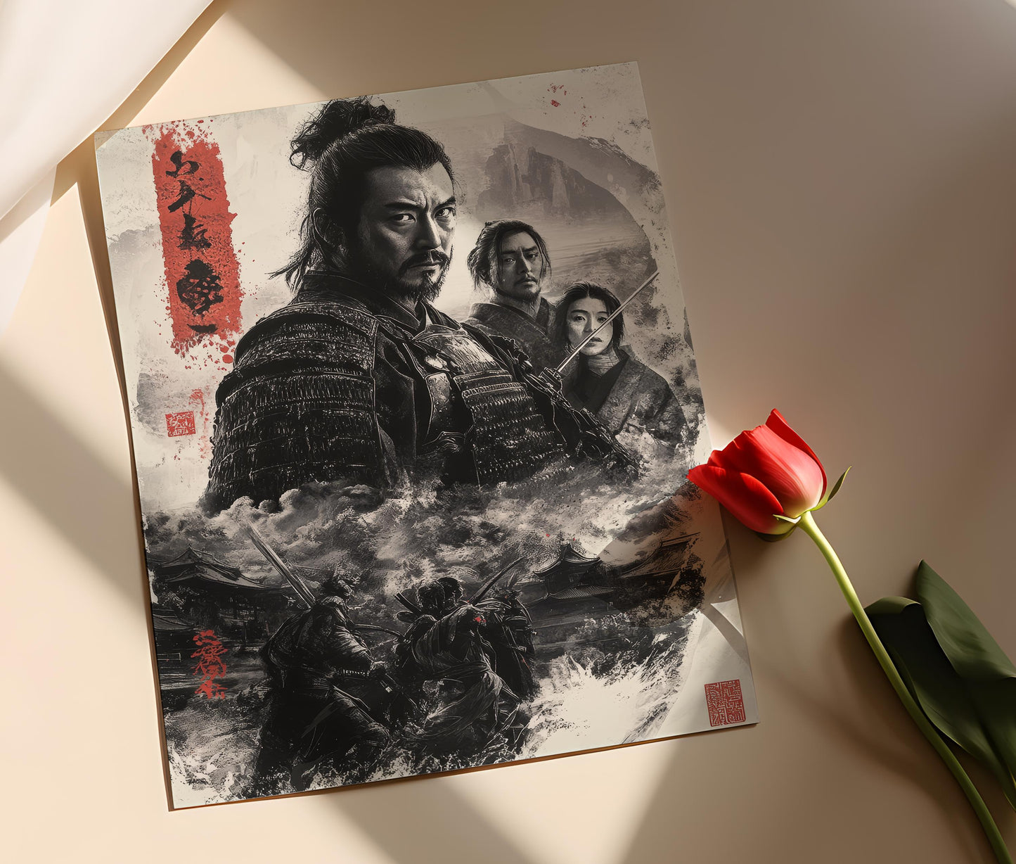 Affiche Samouraï – Art Bushido Japonais en Poster