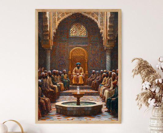 Affiche Palais Royal Ayyubide – Poster Art Islamique Médiévale