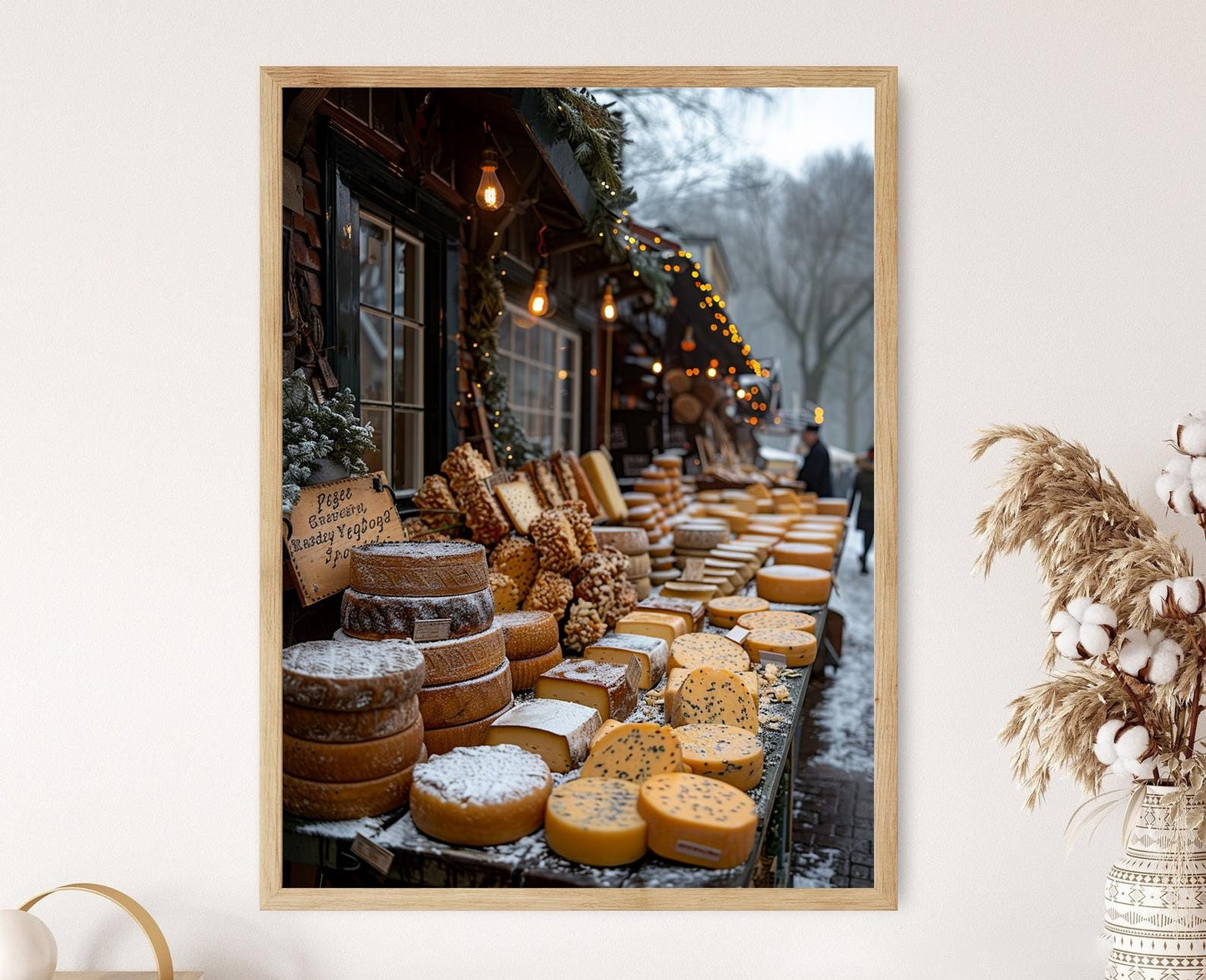 Affiche Marché du Fromage Néerlandais – Art du Festival de Gouda