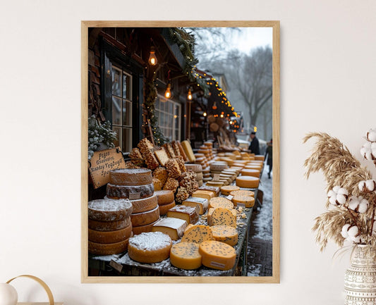 Affiche Marché du Fromage Néerlandais – Art du Festival de Gouda