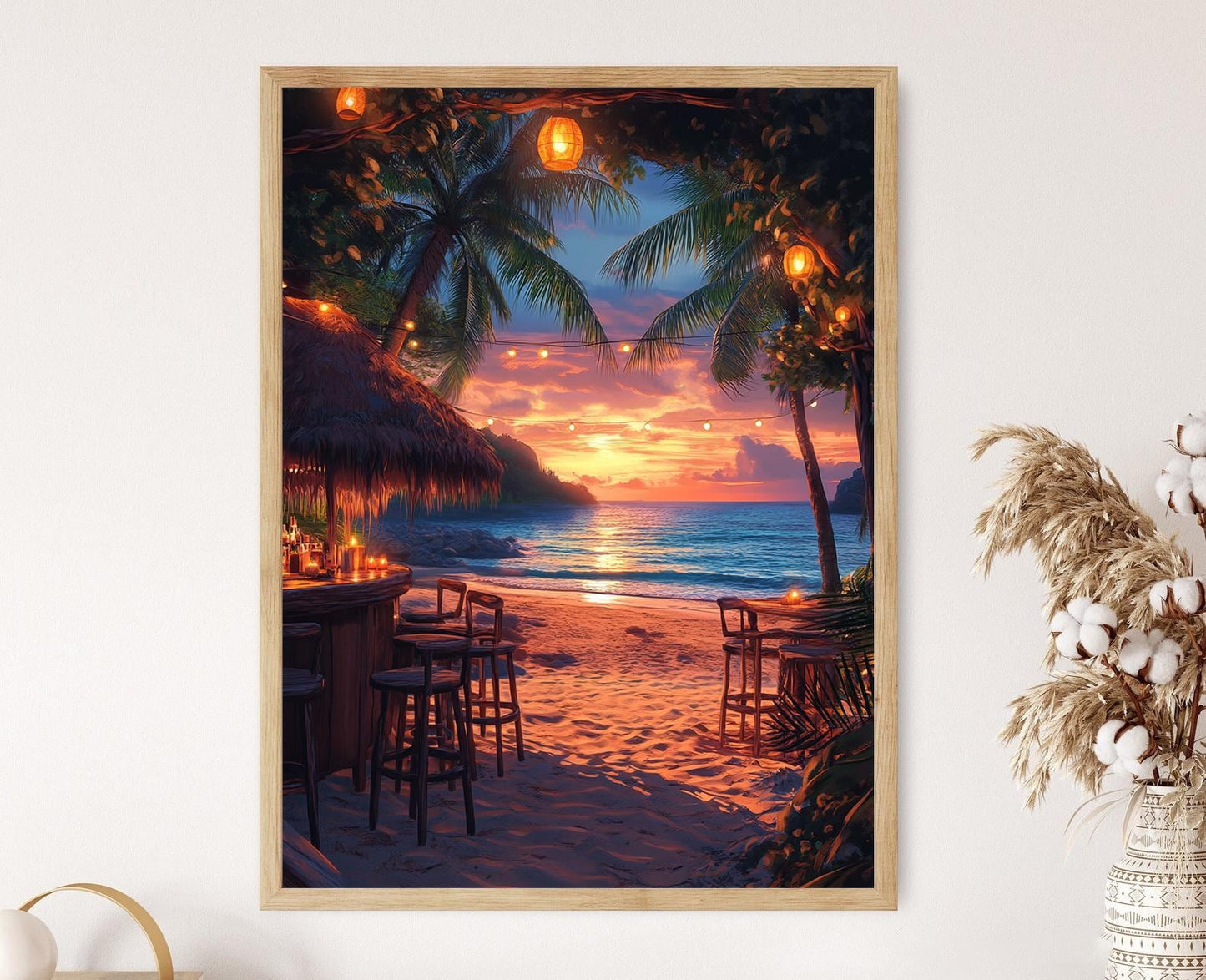 Affiche Baie de Sancho – Art Print de la Vie Insulaire Brésilienne