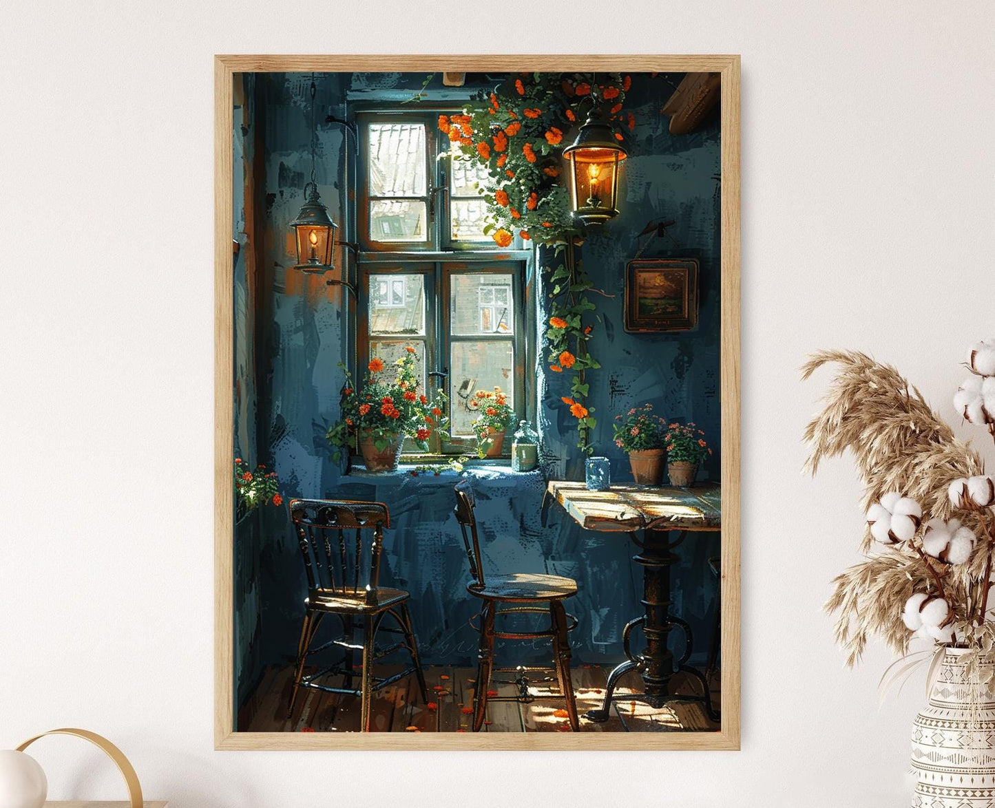 Affiche Art de l'âge d'or néerlandais – Impression inspirée de Rembrandt