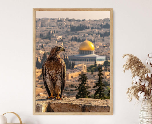 Affiche Jérusalem – Poster Photo de l'Aigle: Art du Dôme du Rocher