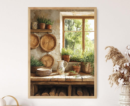 Affiche Cuisine Rustique Finlandaise – Art Scandinave pour Maison