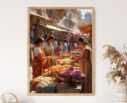 Affiche Gudi Padwa – Art traditionnel indien pour célébration festive