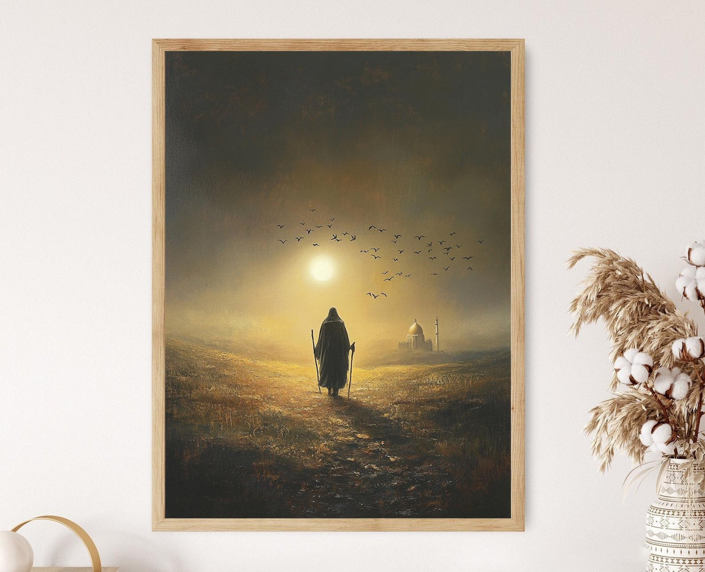 Affiche Sufi – Voyage vers le Bien-Aimé, Art Spirituel Mystique