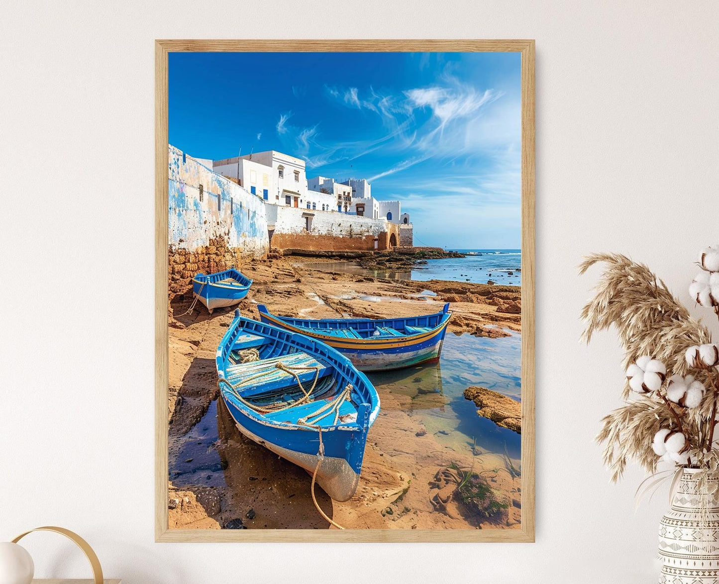 Affiche Essaouira – Impression artistique du charme côtier et de la médina historique