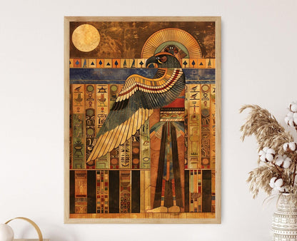 Affiche Dieux Égyptiens – Art Mythologique pour Décor Spirituel