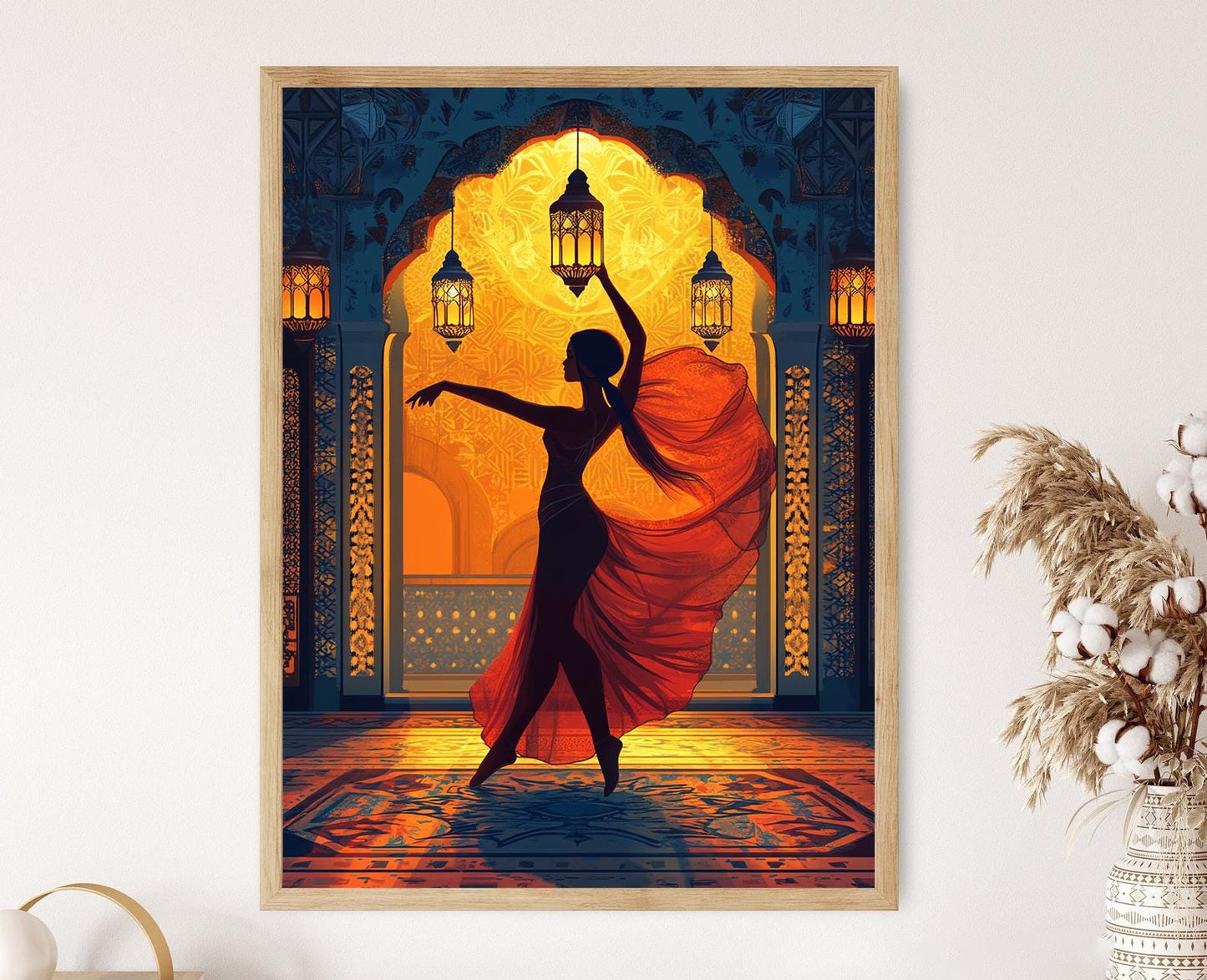 Affiche Raqs Sharqi Syrien – Poster de Danse du Moyen-Orient