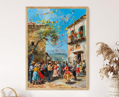 Affiche Festa Junina – Impression Art Décor Brésilienne, Cadeau Culturel