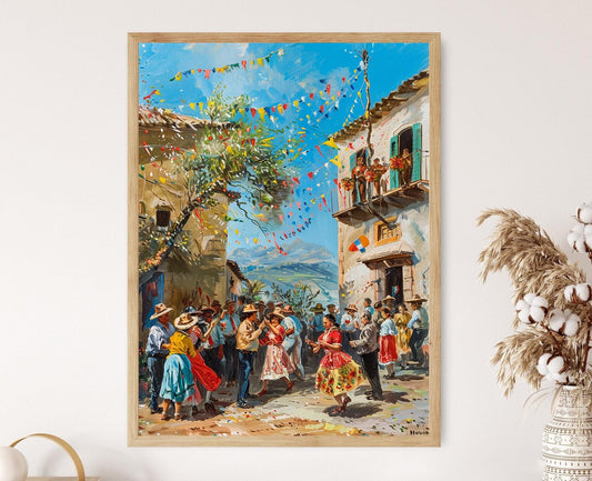 Affiche Festa Junina – Impression Art Décor Brésilienne, Cadeau Culturel