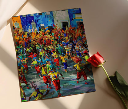 Affiche Carnaval de Rio – Art mural festif et décoratif unique