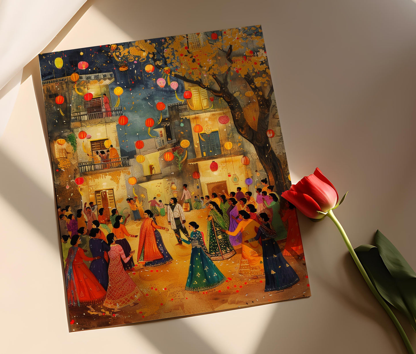 Affiche Célébration du Festival de Dhaka – Poster Décor Culturel du Bangladesh