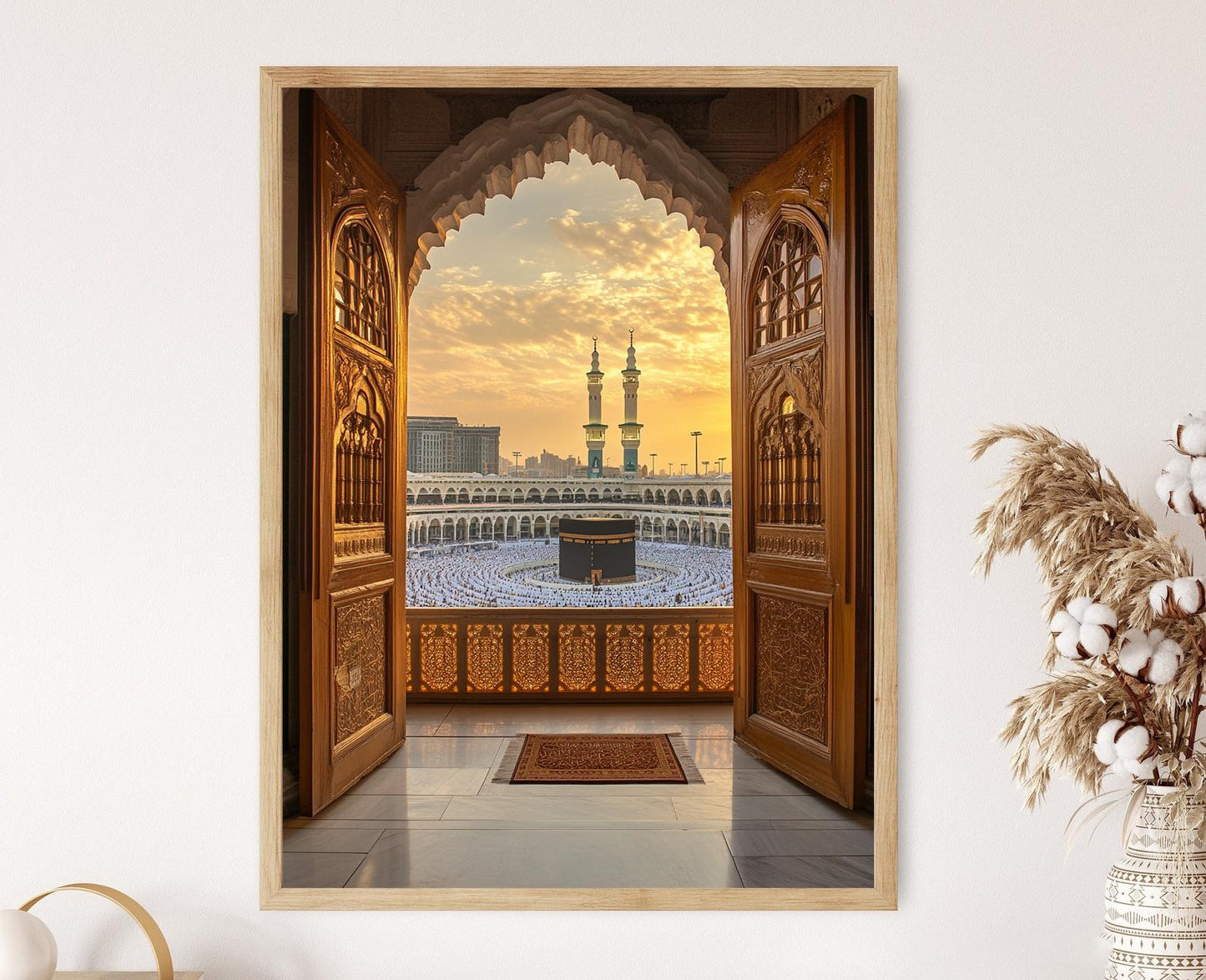 Affiche Kaaba à La Mecque – Poster Décor Islamique, Cadeau pour le Hajj