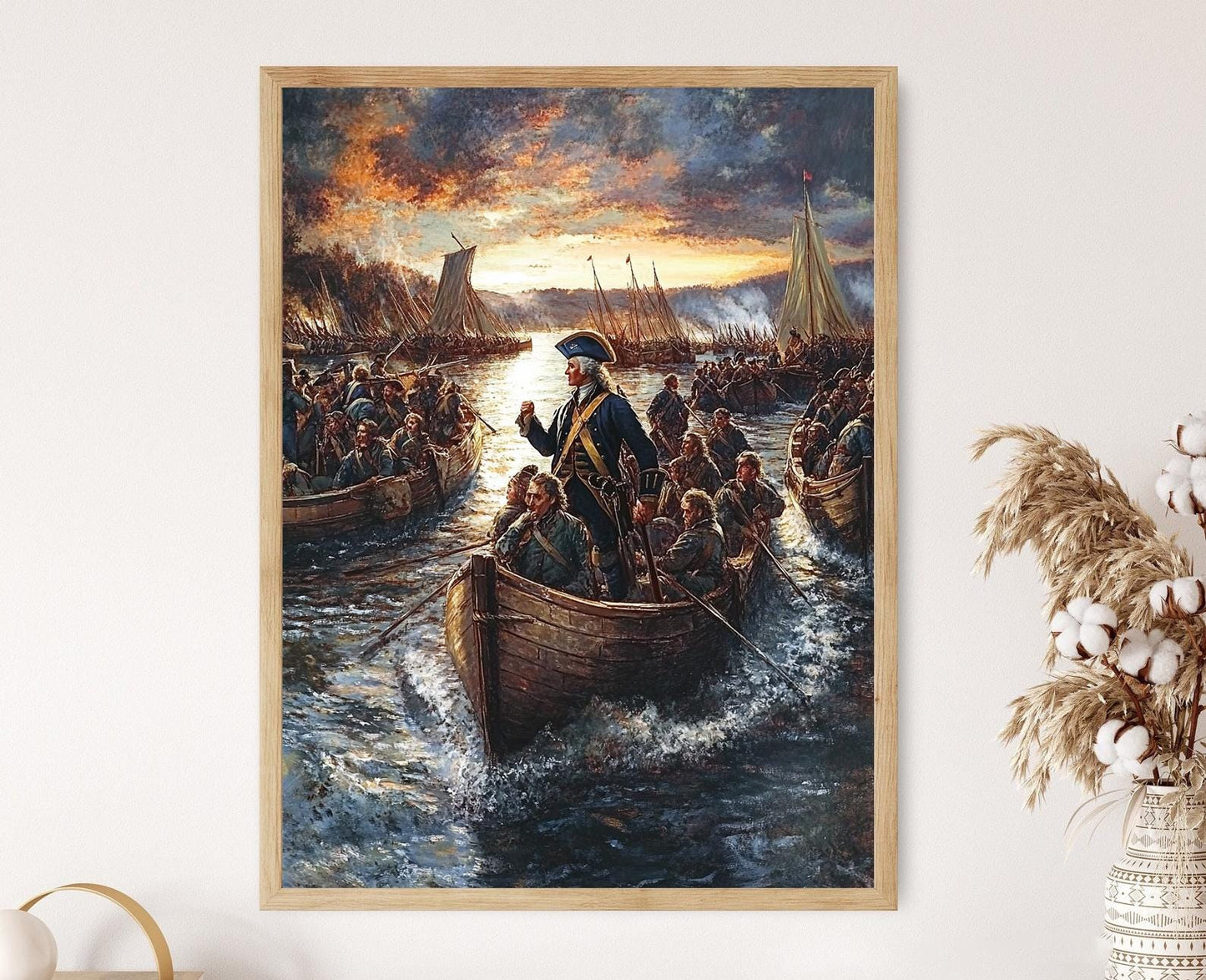 Affiche Traversée de la Delaware – Poster Scène de la Révolution