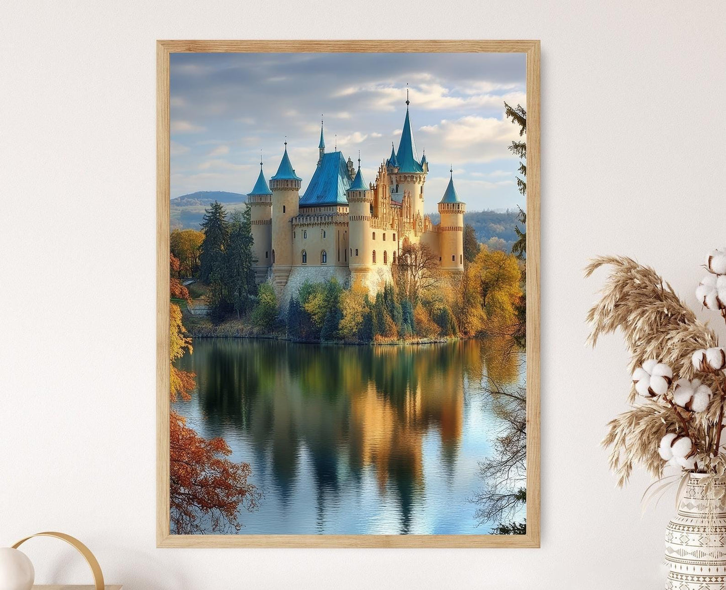 Affiche Château de Bojnice – Poster Château féerique en Slovaquie