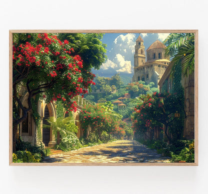 Affiche République Dominicaine – Tableau Art Caribéen Vibrant, Décor Culturel