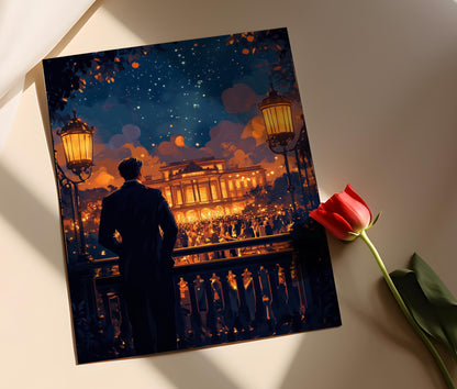 Affiche Années Folles – Poster Art Déco Jazz de Jay Gatsby