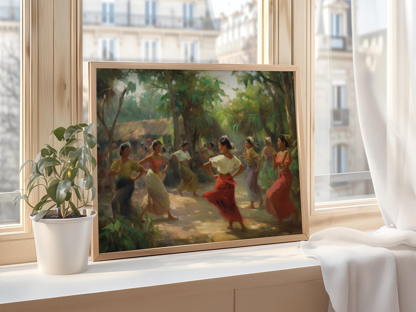 Affiche Tinikling – Art Print Vibrant de Folklore Philippin