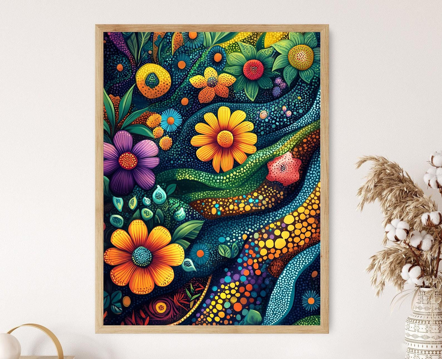 Affiche Kuku Yalanji – Poster Art Aborigène de la Forêt Tropicale