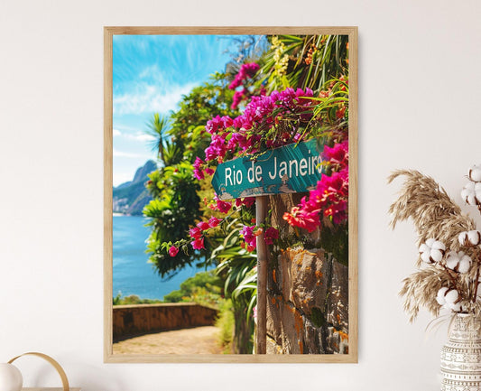 Affiche Rio de Janeiro – Impression artistique colorée de la ville