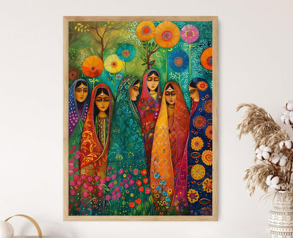 Affiche Mode Shalwar Kameez – Poster de Vêtement Traditionnel Pakistanais