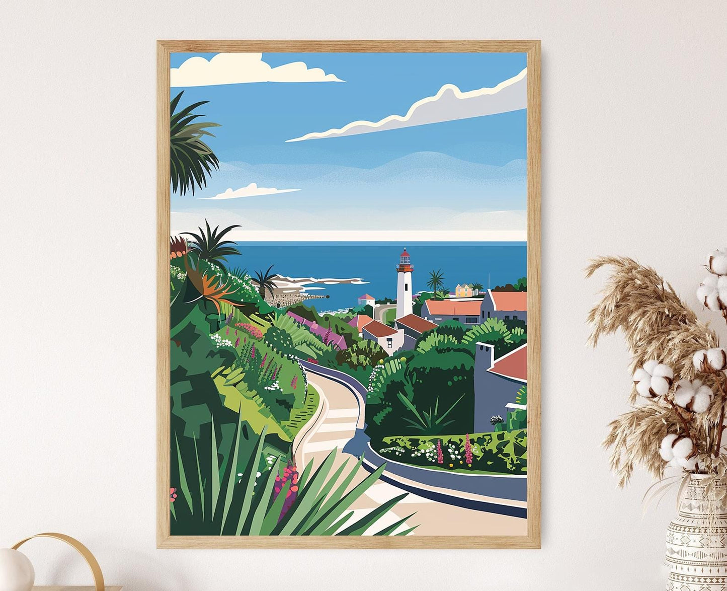 Affiche Donkin Reserve – Poster Art de Port Elizabeth, Point de Vue Côtier