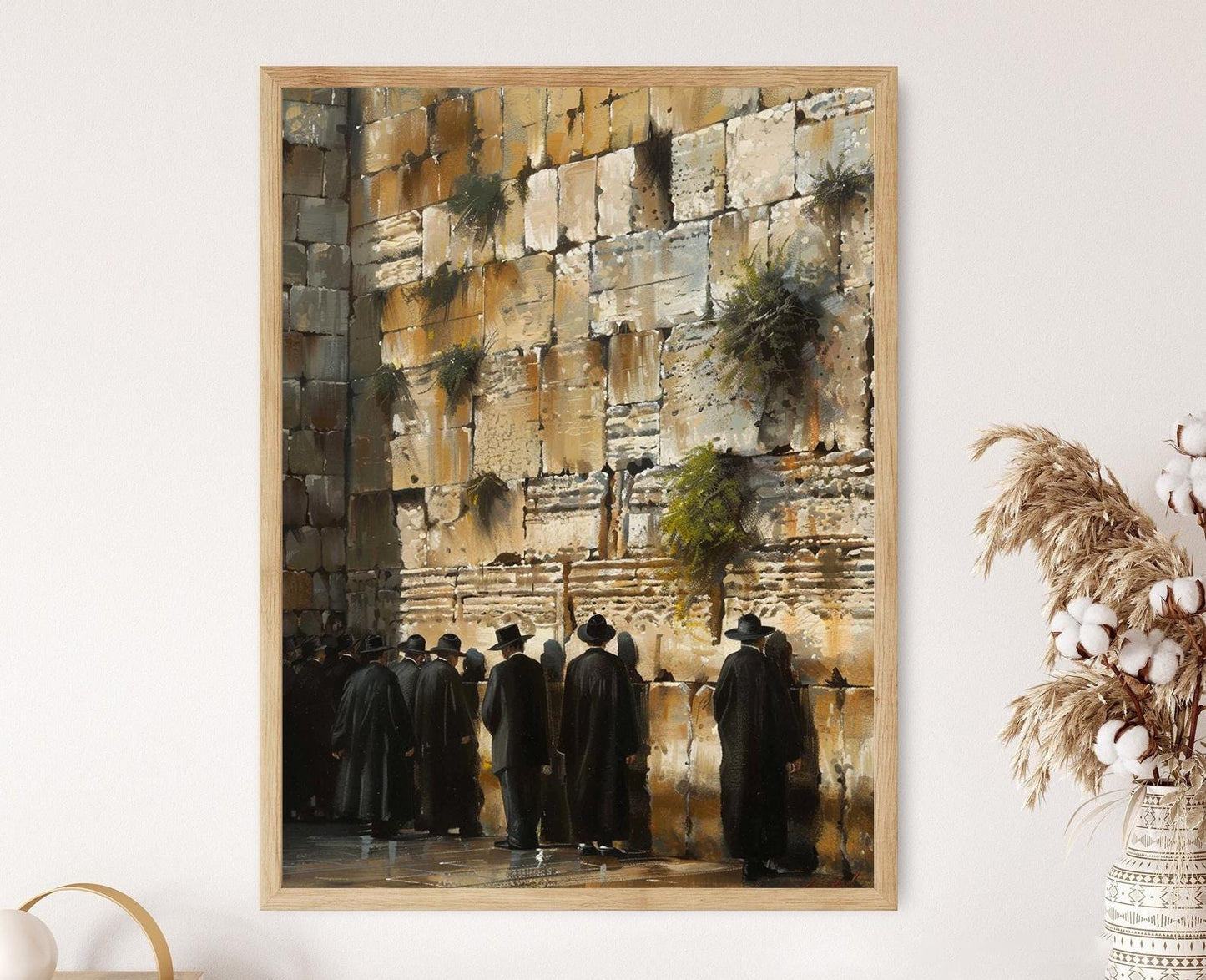 Affiche Mur des Lamentations – Art Orthodoxe du Kotel en Impression