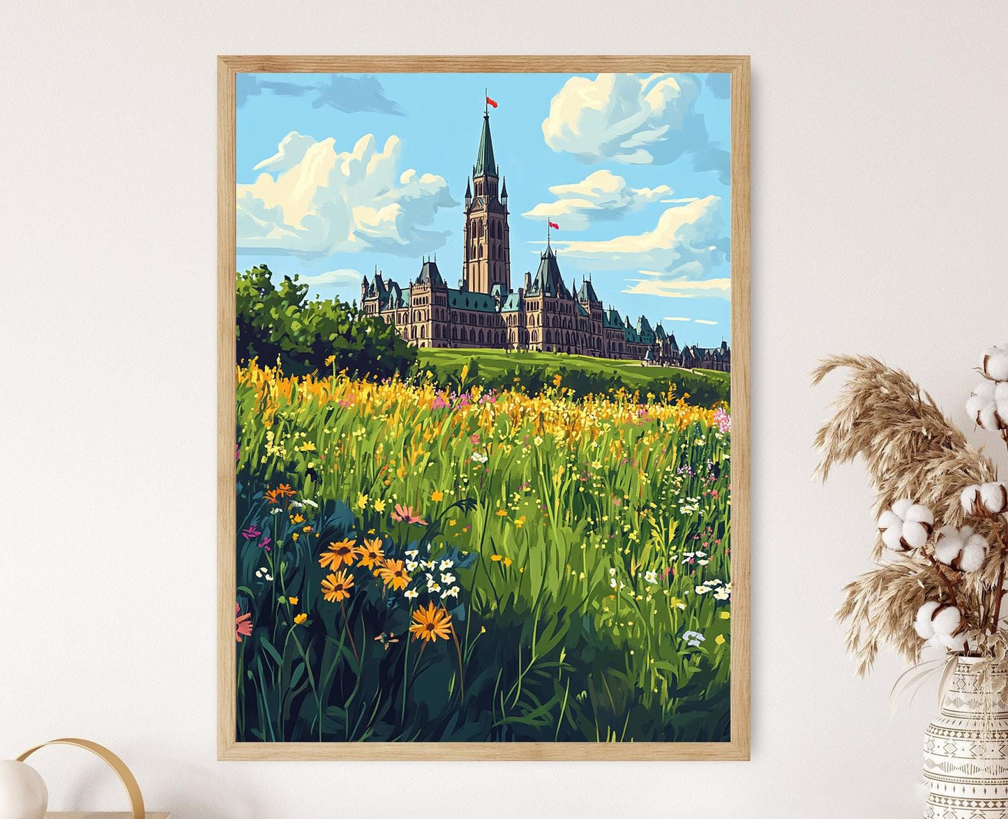 Affiche Parlement – Poster Tour de la Paix et Architecture Gothique