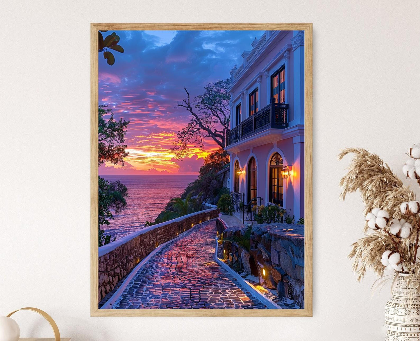 Affiche La Fortaleza, Puerto Rico – Illustration de la Maison du Gouverneur